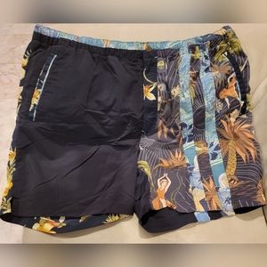 Mens Tommy Bahama tropical dance swim trunks